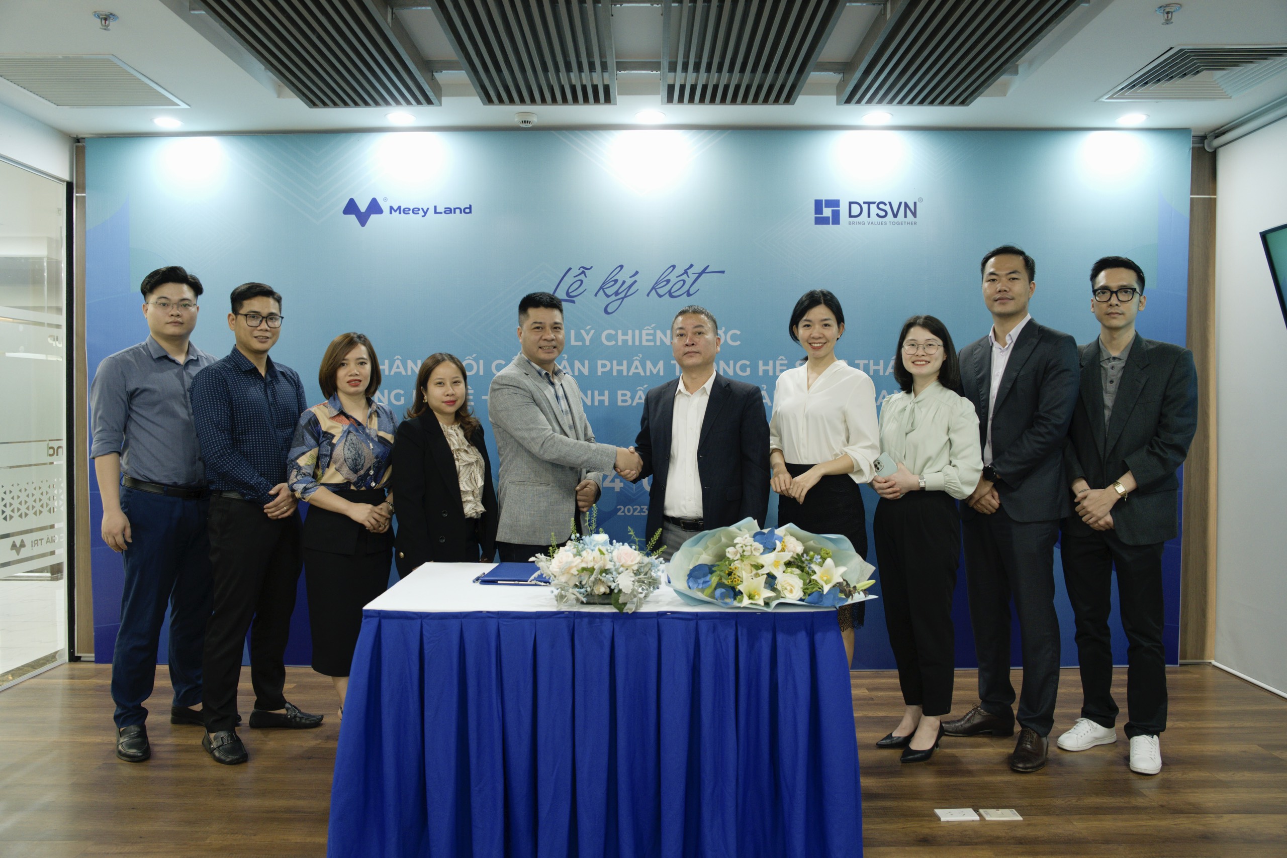 DTSVN Ký Kết Hợp Tác Đại Lý Chiến Lược Cùng Meey Land