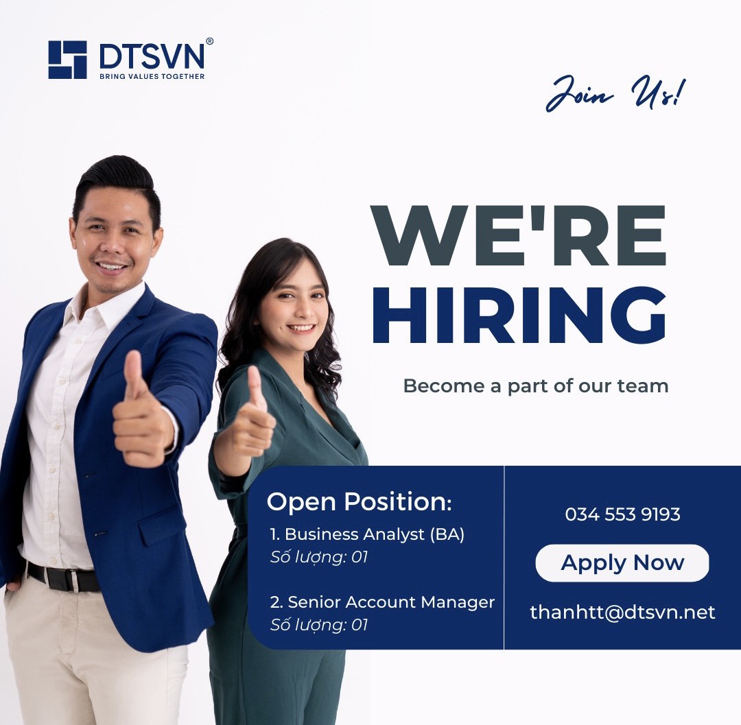 DTSVN TUYỂN DỤNG: Senior Account Manager